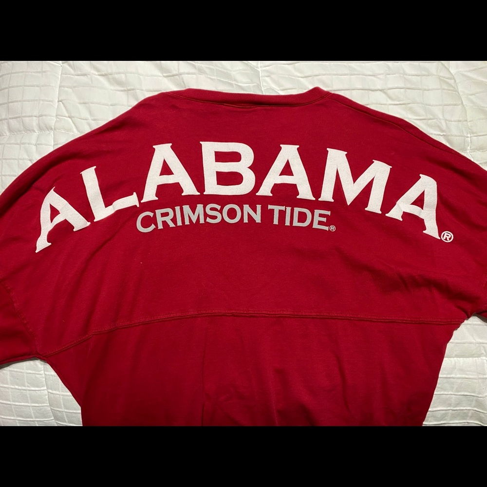 ALABAMA Crimson Tide Red Oversized Long Sleeve